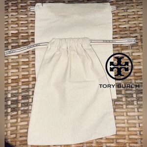 TORY BURCH 🆕 Drawstring Bags Lot of 2 - 6.5” x 9”